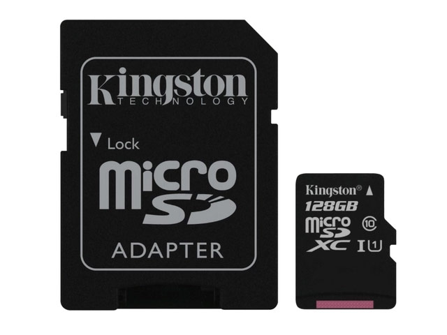 Флеш-карта Kingston microSD (128Gb, microSD, Class 10 U1)