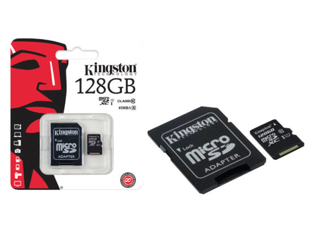 Флеш-карта Kingston microSD (128Gb, microSD, Class 10 U1)