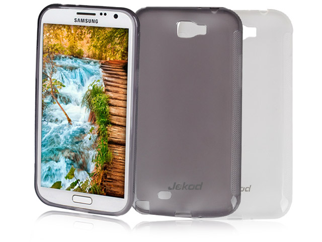 Чехол Jekod Soft case для Samsung Galaxy Note 2 N7100 (черный, гелевый)