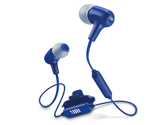 Беспроводные наушники JBL Wireless In-Ear Headphones E25BT (синие, пульт/микрофон)