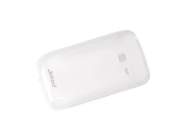 Чехол Jekod Soft case для Samsung Galaxy Y Duos S6102 (белый, гелевый)