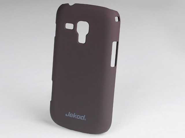 Чехол Jekod Hard case для Samsung Galaxy S Duos S7562 (черный, пластиковый)