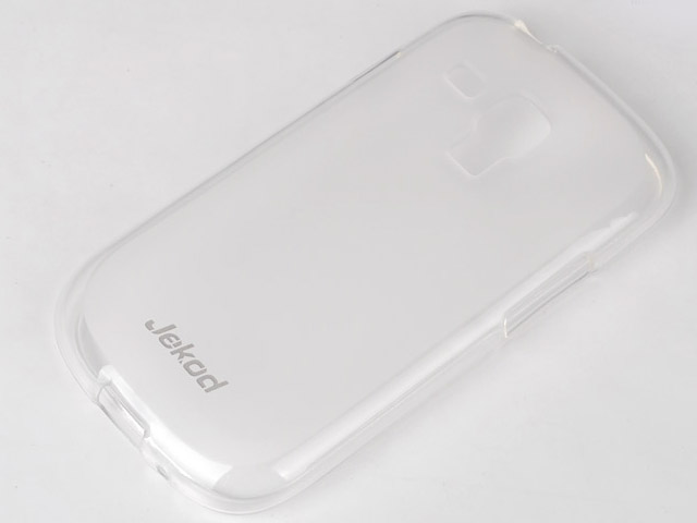 Чехол Jekod Soft case для Samsung Galaxy S3 mini i8190 (белый, гелевый)