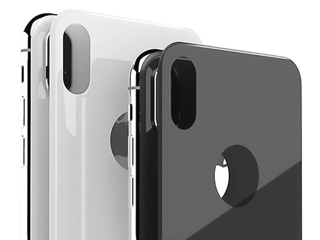 Защитная пленка Yotrix 3D Pro Glass Protector для Apple iPhone X (стеклянная, задняя, черная)