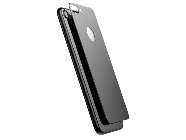 Защитная пленка Yotrix 3D Pro Glass Protector для Apple iPhone 8 plus (стеклянная, задняя, черная)
