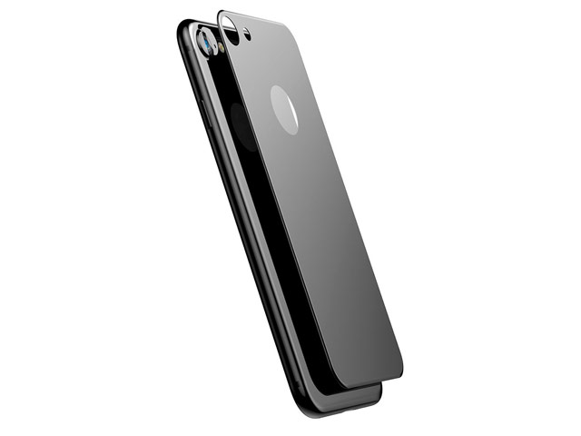 Защитная пленка Yotrix 3D Pro Glass Protector для Apple iPhone 8 (стеклянная, задняя, черная)