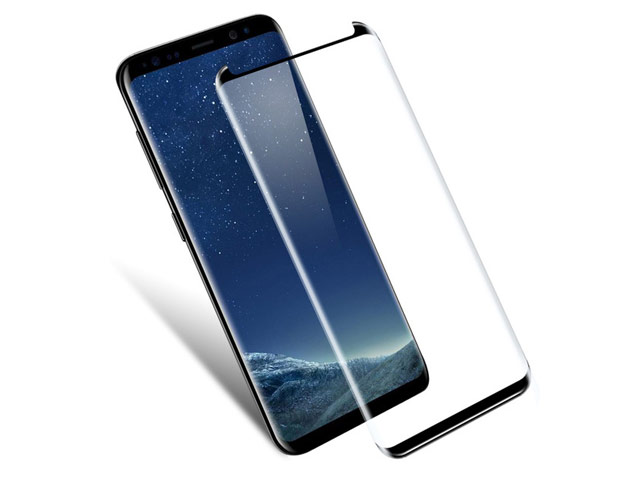 Защитная пленка Yotrix 3D SE Glass Protector для Samsung Galaxy S8 (стеклянная, черная)