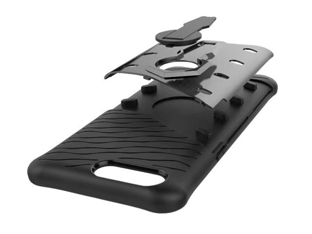 Чехол Yotrix StandCase для OnePlus 5 (черный, пластиковый)
