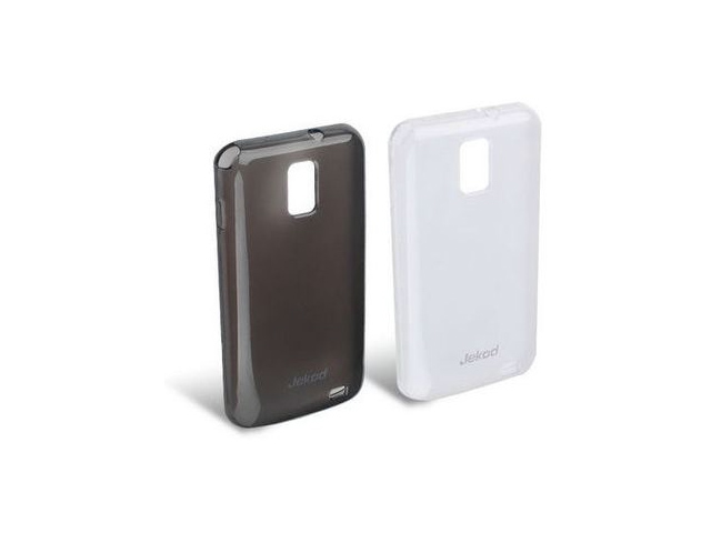 Чехол Jekod Soft case для Samsung Galaxy S2 i9100/S2 Plus i9105 (белый, гелевый)