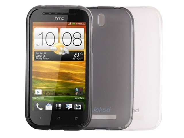 Чехол Jekod Soft case для HTC Desire V T328w (белый, гелевый)