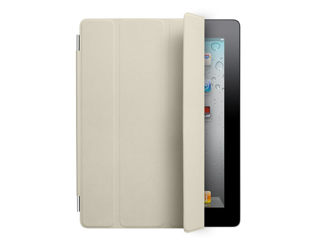 Чехол Apple iPad 2 Smart Cover кожанный (кремовый)