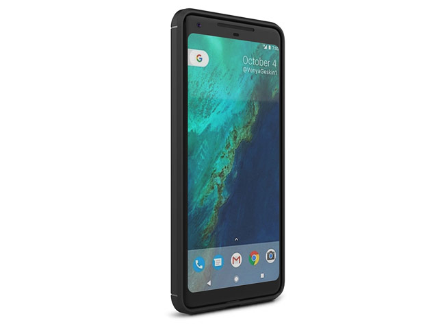 Чехол Yotrix Rugged Armor для Google Pixel 2 XL (черный, гелевый)