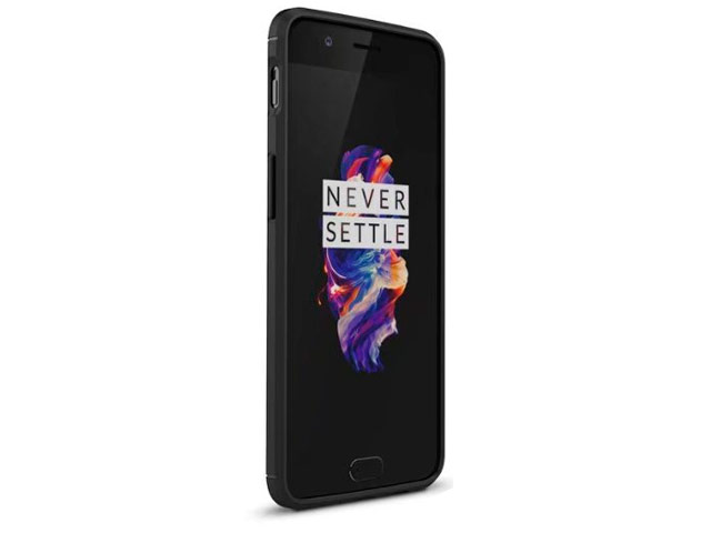 Чехол Yotrix Rugged Armor для OnePlus 5/5T (черный, гелевый)