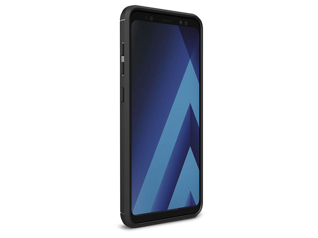 Чехол Yotrix Rugged Armor для Samsung Galaxy A8 plus 2018 (черный, гелевый)