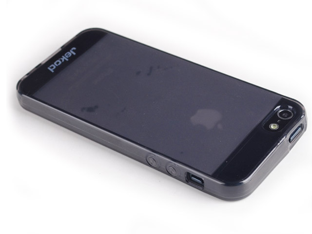 Чехол Jekod Soft case для Apple iPhone 5 (черный, гелевый)