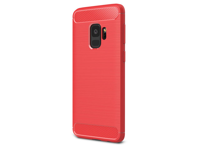 Чехол Yotrix Rugged Armor для Samsung Galaxy S9 (красный, гелевый)