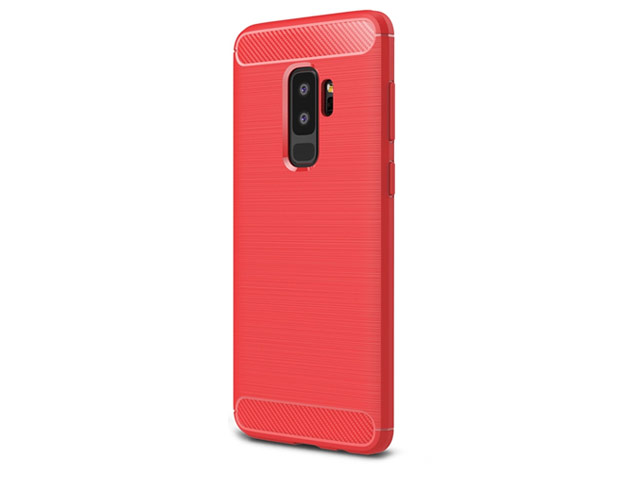 Чехол Yotrix Rugged Armor для Samsung Galaxy S9 plus (красный, гелевый)