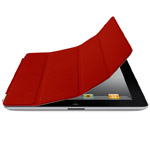 Чехол Apple iPad 2 Smart Cover кожанный (красный)
