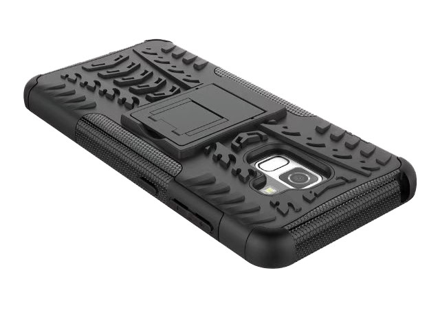 Чехол Yotrix Shockproof case для Samsung Galaxy A8 2018 (розовый, пластиковый)