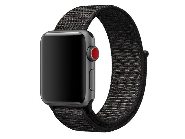 Ремешок для часов Synapse Sport Loop для Apple Watch (42 мм, черный, нейлоновый)