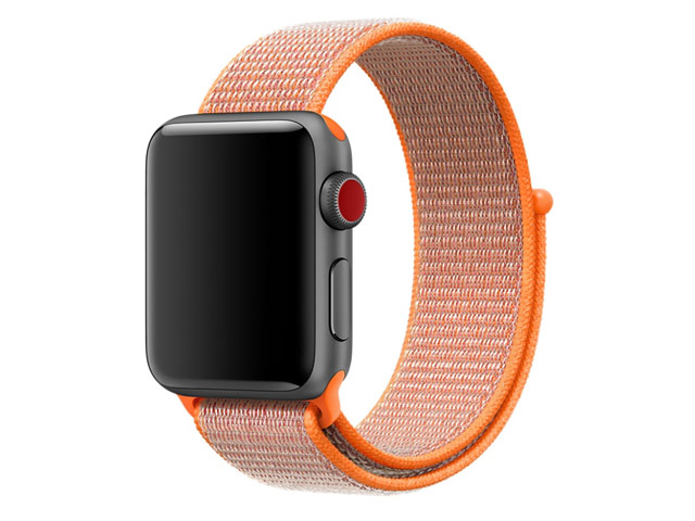 Ремешок для часов Synapse Sport Loop для Apple Watch (42 мм, оранжевый, нейлоновый)