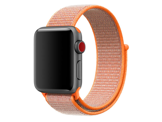 Ремешок для часов Synapse Sport Loop для Apple Watch (38 мм, оранжевый, нейлоновый)