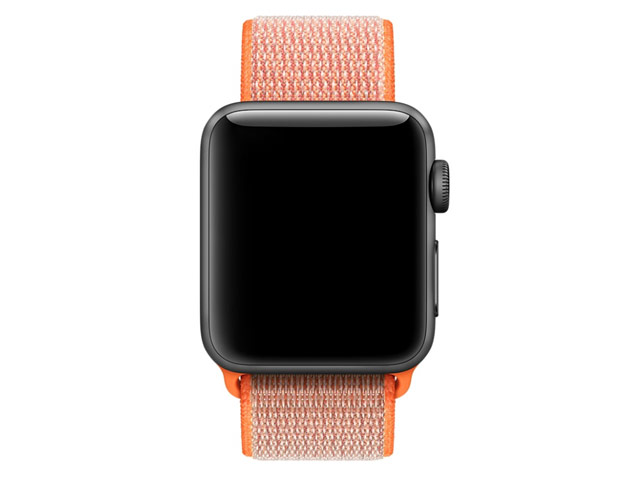 Ремешок для часов Synapse Sport Loop для Apple Watch (38 мм, оранжевый, нейлоновый)