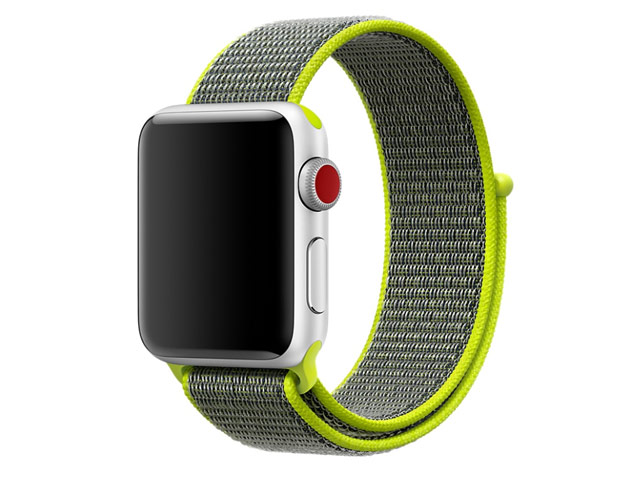 Ремешок для часов Synapse Sport Loop для Apple Watch (38 мм, зеленый, нейлоновый)