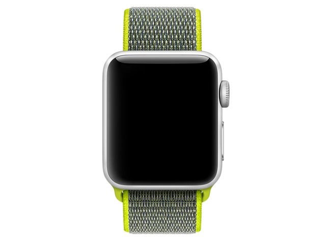 Ремешок для часов Synapse Sport Loop для Apple Watch (38 мм, зеленый, нейлоновый)