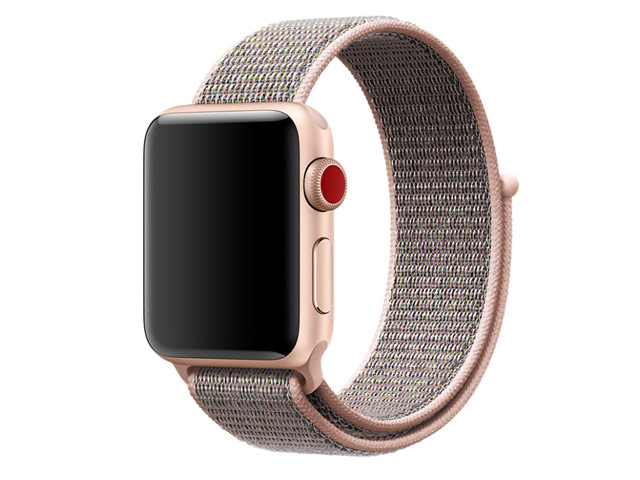 Ремешок для часов Synapse Sport Loop для Apple Watch (38 мм, розовый, нейлоновый)