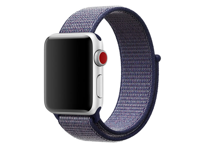 Ремешок для часов Synapse Sport Loop для Apple Watch (38 мм, фиолетовый, нейлоновый)