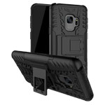 Чехол Yotrix Shockproof case для Samsung Galaxy S9 (черный, пластиковый)