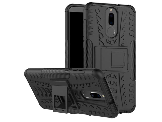 Чехол Yotrix Shockproof case для Huawei Mate 10 lite (черный, пластиковый)