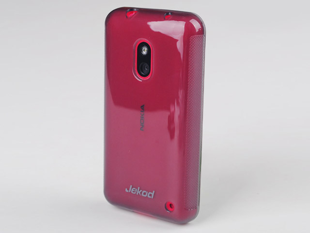 Чехол Jekod Soft case для Nokia Lumia 620 (черный, гелевый)