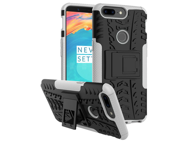 Чехол Yotrix Shockproof case для OnePlus 5T (белый, пластиковый)