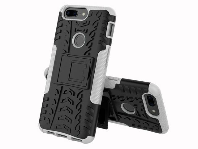 Чехол Yotrix Shockproof case для OnePlus 5T (белый, пластиковый)