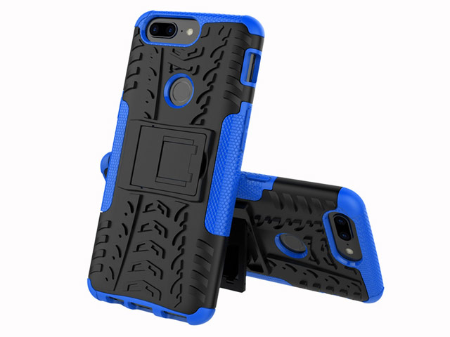 Чехол Yotrix Shockproof case для OnePlus 5T (синий, пластиковый)