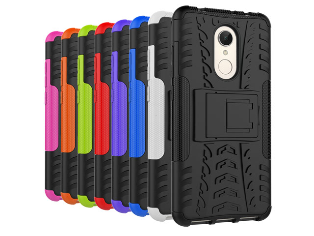 Чехол Yotrix Shockproof case для Xiaomi Redmi 5 (черный, пластиковый)