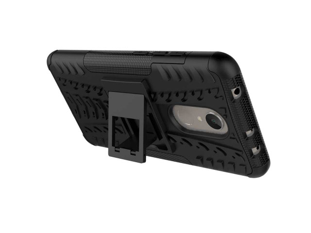Чехол Yotrix Shockproof case для Xiaomi Redmi 5 (фиолетовый, пластиковый)