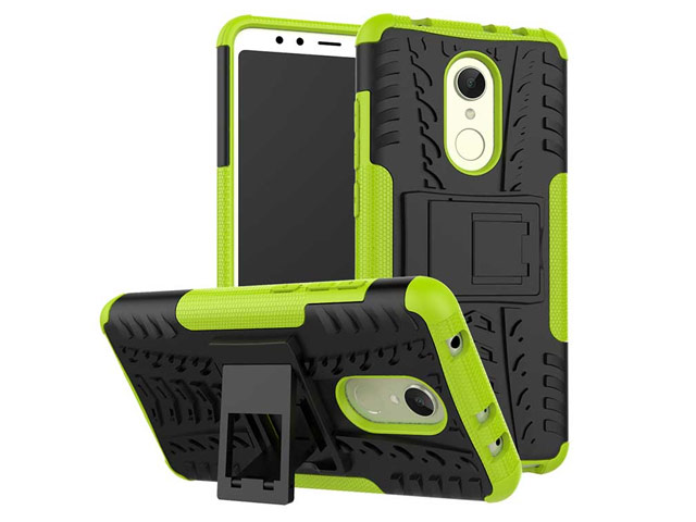 Чехол Yotrix Shockproof case для Xiaomi Redmi 5 (зеленый, пластиковый)