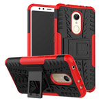 Чехол Yotrix Shockproof case для Xiaomi Redmi 5 (красный, пластиковый)