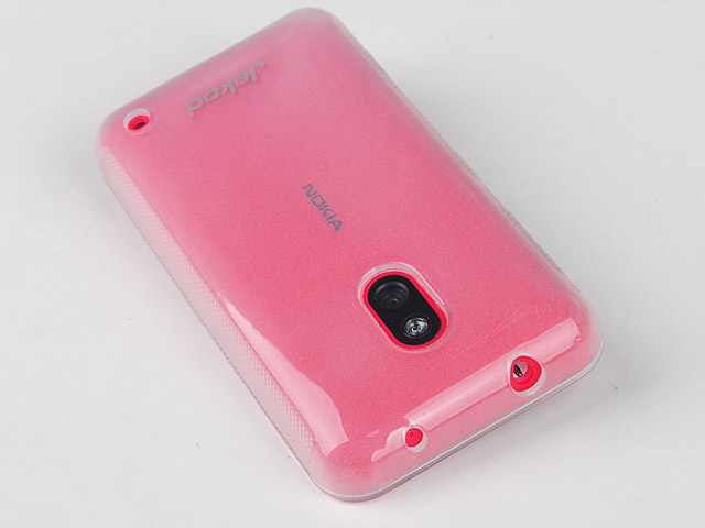 Чехол Jekod Soft case для Nokia Lumia 620 (белый, гелевый)