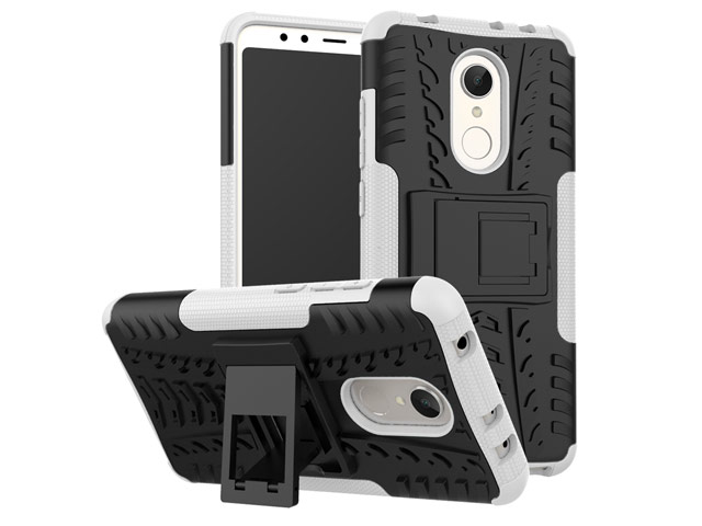 Чехол Yotrix Shockproof case для Xiaomi Redmi 5 (белый, пластиковый)