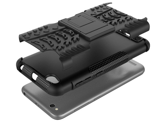 Чехол Yotrix Shockproof case для Xiaomi Redmi 5A (черный, пластиковый)