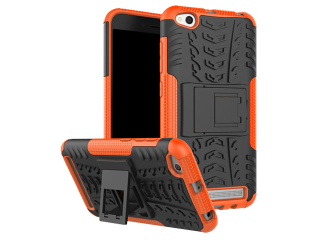 Чехол Yotrix Shockproof case для Xiaomi Redmi 5A (оранжевый, пластиковый)