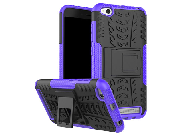 Чехол Yotrix Shockproof case для Xiaomi Redmi 5A (фиолетовый, пластиковый)