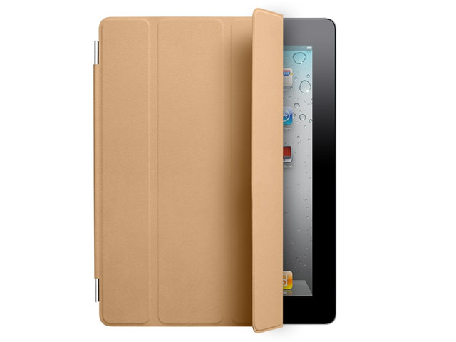 Чехол Apple iPad 2 Smart Cover кожанный (бежевый)