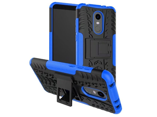 Чехол Yotrix Shockproof case для Xiaomi Redmi 5 plus (синий, пластиковый)