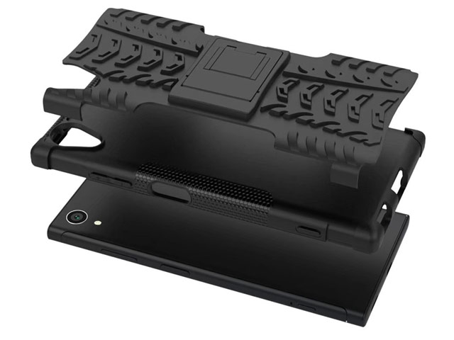 Чехол Yotrix Shockproof case для Sony Xperia XA1 plus (белый, пластиковый)