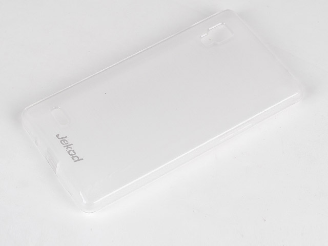 Чехол Jekod Soft case для LG Optimus L9 P765 (белый, гелевый)